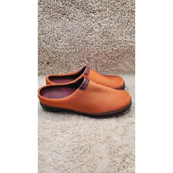 Aetrex Shoes - Aetrex Berries Clog Stretchable Slip On Gooseberry Orange Womens Size 9M